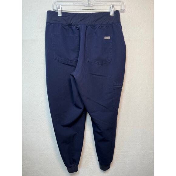 Figs Technical Collection Navy Blue Jogger Scrubs, Size Medium Petite - Picture 2 of 4